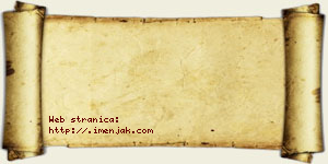 Alimpije Radoš vizit kartica